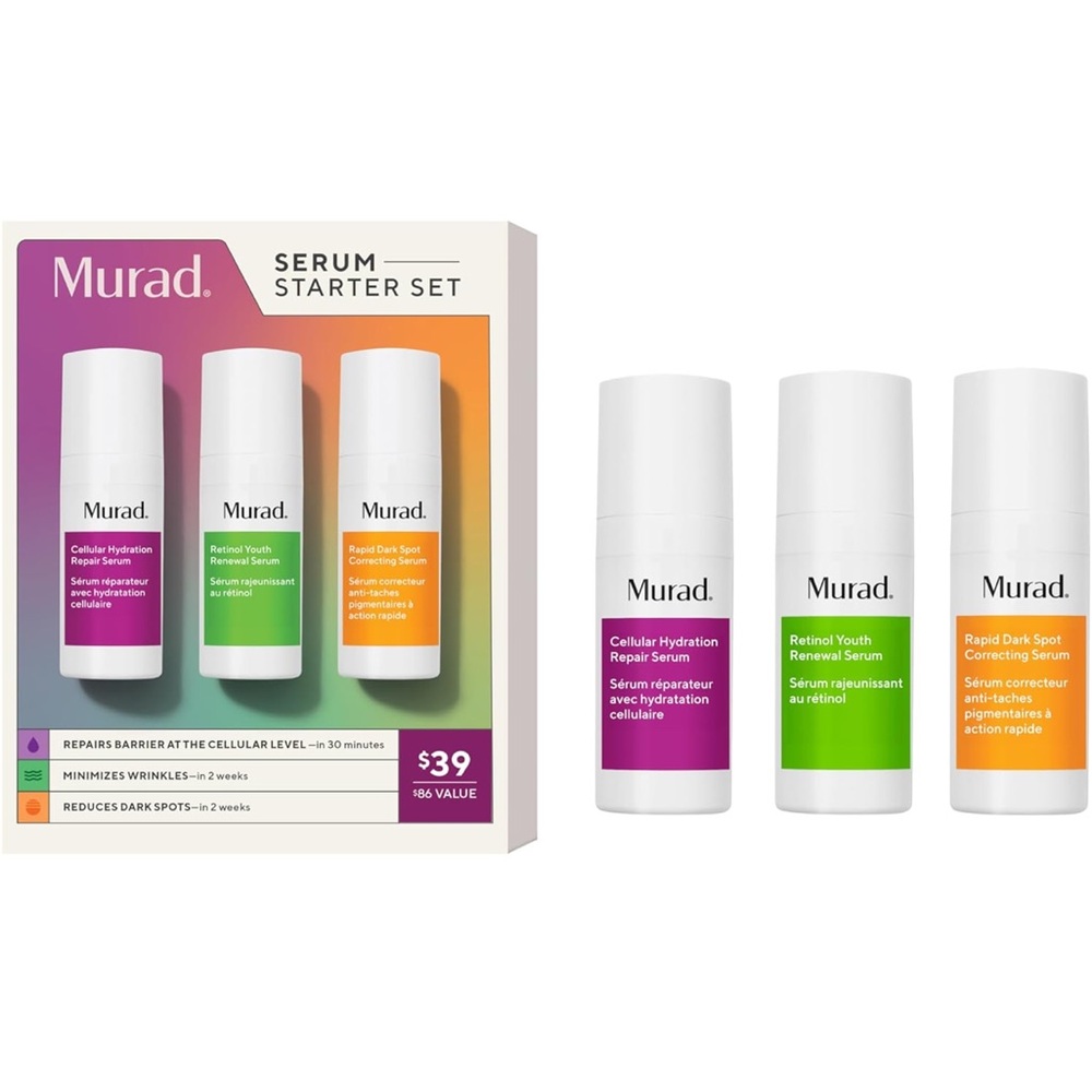 NEW! Murad Serum Kit $86 Value Clinical Retinol for Wrinkles Dark Spots Repair